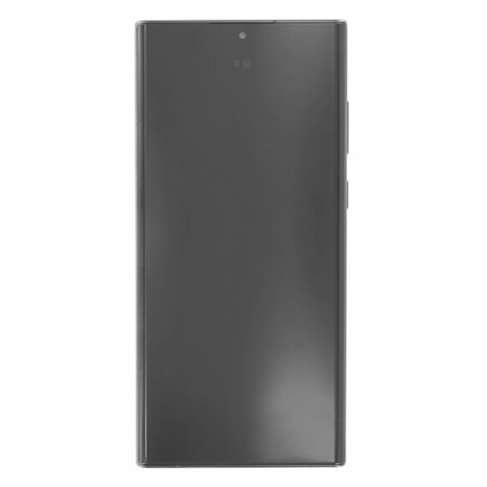 Екран с тъчскрийн и рамка, съвместим със Samsung Galaxy S22 Ultra 5G (SM-S908) - Samsung (17401) - Черен