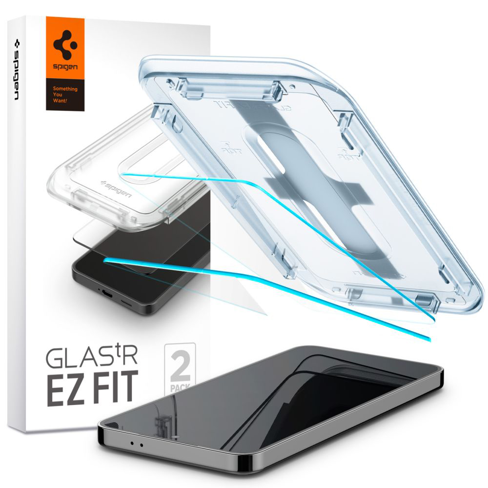 Капак за Samsung Galaxy S24 Plus / S25 Plus (комплект 2) - Spigen Glas.tR EZ FIT (AGL07432) - Прозрачен