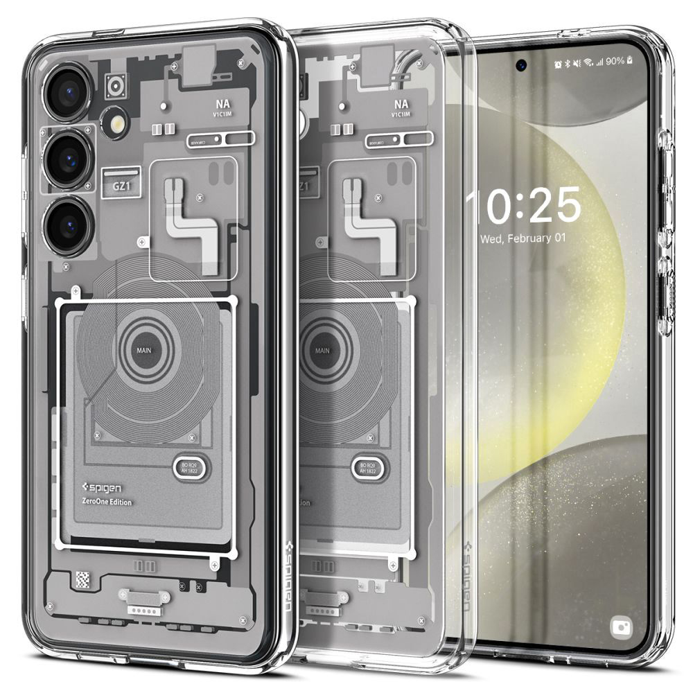Калъф за Samsung Galaxy S24 - Spigen Ultra Hybrid Zero One (ACS07351) - Бял
