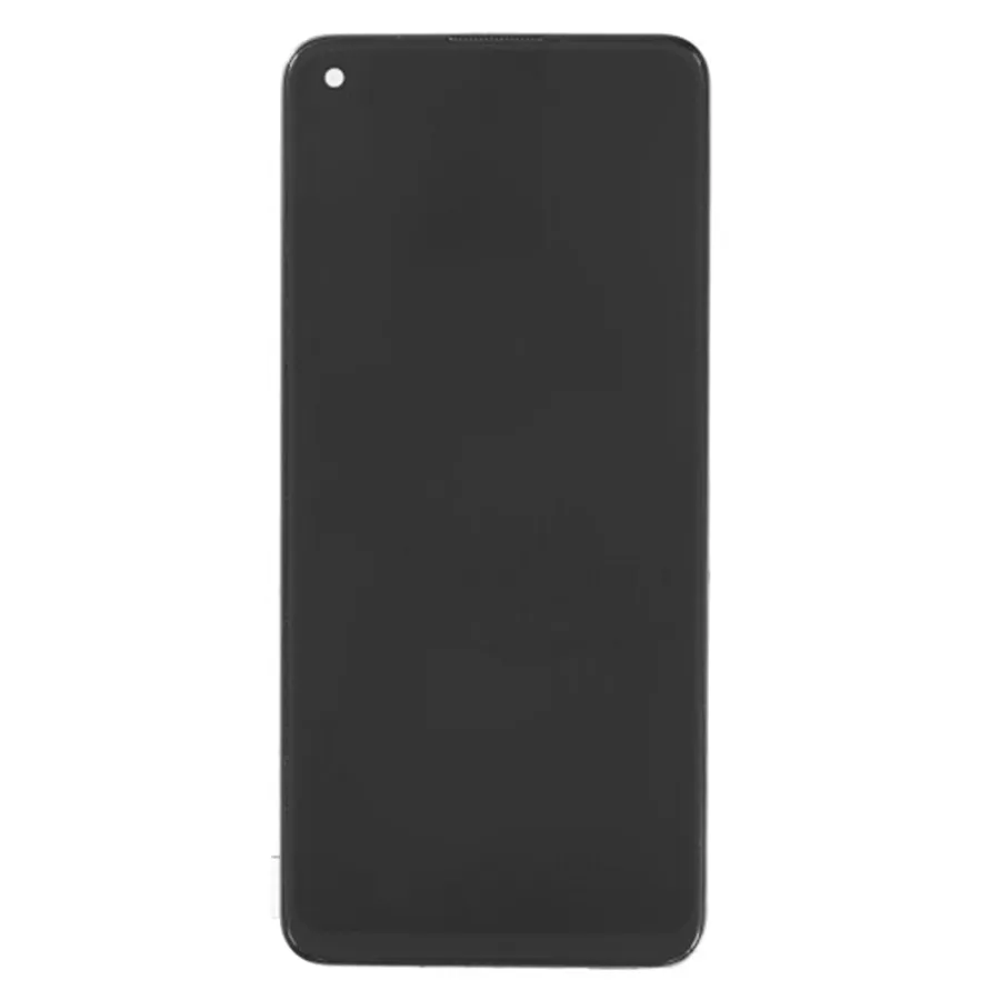 AMOLED дисплей със сензорен екран и рамка, съвместим с Oppo Find X3 Lite - OEM (19085) - Черен