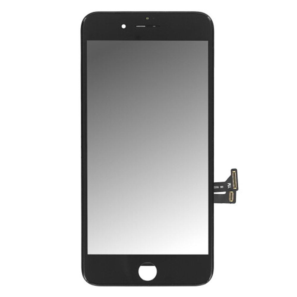 IPS LCD IPS сензорен екран със сензорен екран и рамка, съвместим с iPhone 8 Plus - OEM (08687) - Черен
