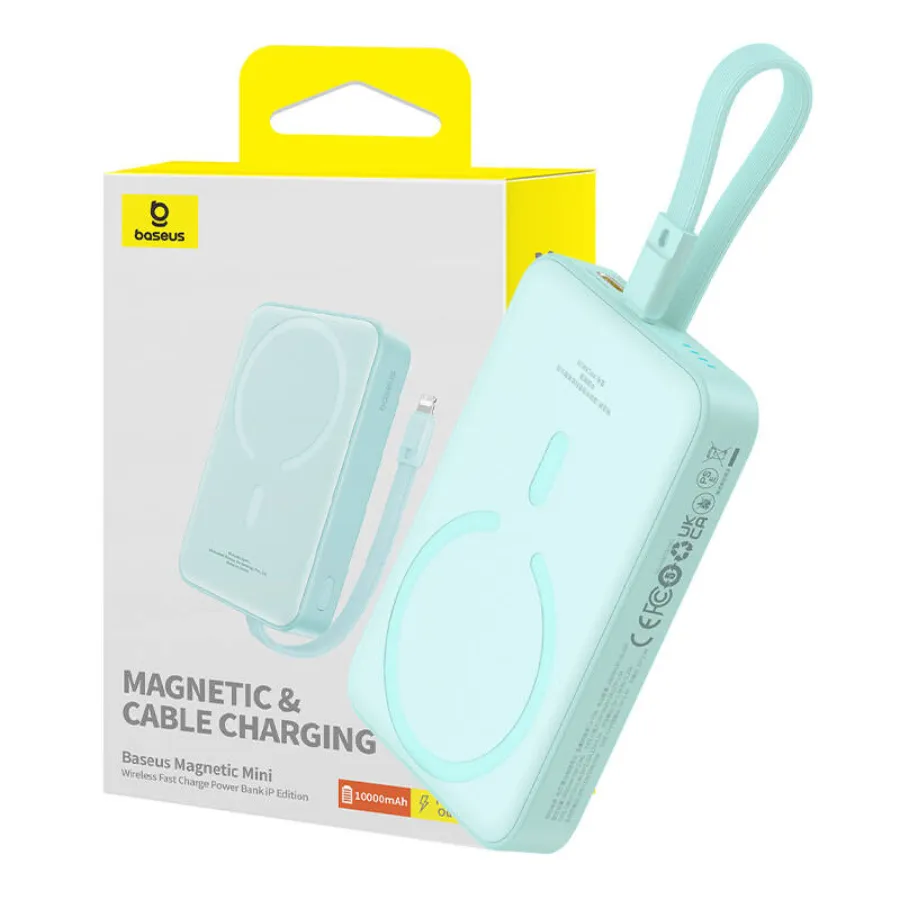 Външен батериен пакет MagSafe, USB-C, 10000mAh, 20W - Baseus Magnetic Mini (P10022109333-00) - монетен двор