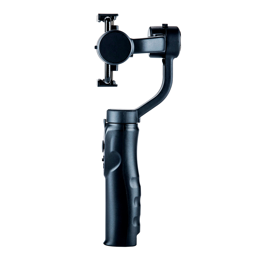 Телефон Gimbal с 3 оси и джойстик, Micro-USB - Techsuit (H4) - Черен